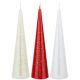 PMS 5.5X15CM ADVENT CANDLE IN OPP BAG. 3 ASSORTED