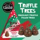 THE RAW CHOCOLATE CO HAZELNUT TRUFFLE TREES 125 GMS