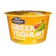 KOUKAKIS GREEK YOGHURT 0% FAT WITH PEACH APRICOT & GRAPE FRUITS SWEETENERS 150 GMS