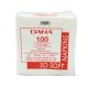 DANA NAPKINS WHITE 41CM 100`S