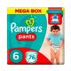 PAMPERS PANTS MEGA BOX S6 76'S @15% OFF