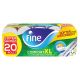 FINE TOILET TISSUE COMFORT XL 2 PLIES 20X250S