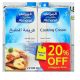 AL MARAI COOKING CREAM 2X500 ML @ SPL.PRICE