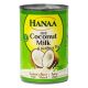 HANAA 100% COCONUT MILK 400 GMS