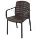 CEDARGRAIN OUTDOOR GARDEN ARM CHAIR DARK BROWN 1'S