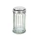 ANCHOR HOCKING GLASS SUGAR SHAKER WITH STAINLESS STEEL LID 1'S