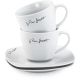 LAMART CUP&SAUCER DINE 190ML 2PCS SET