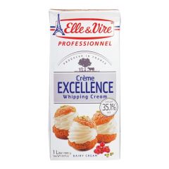 ELLE & VIRE WHIPPING CREAM 1 LTR