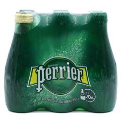 PERRIER CARBONATED NATURAL MINERAL WATER 6X200 ML