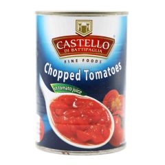 CASTELLO CHOPPED TOMATO IN TOMATO JUICE 400 GMS