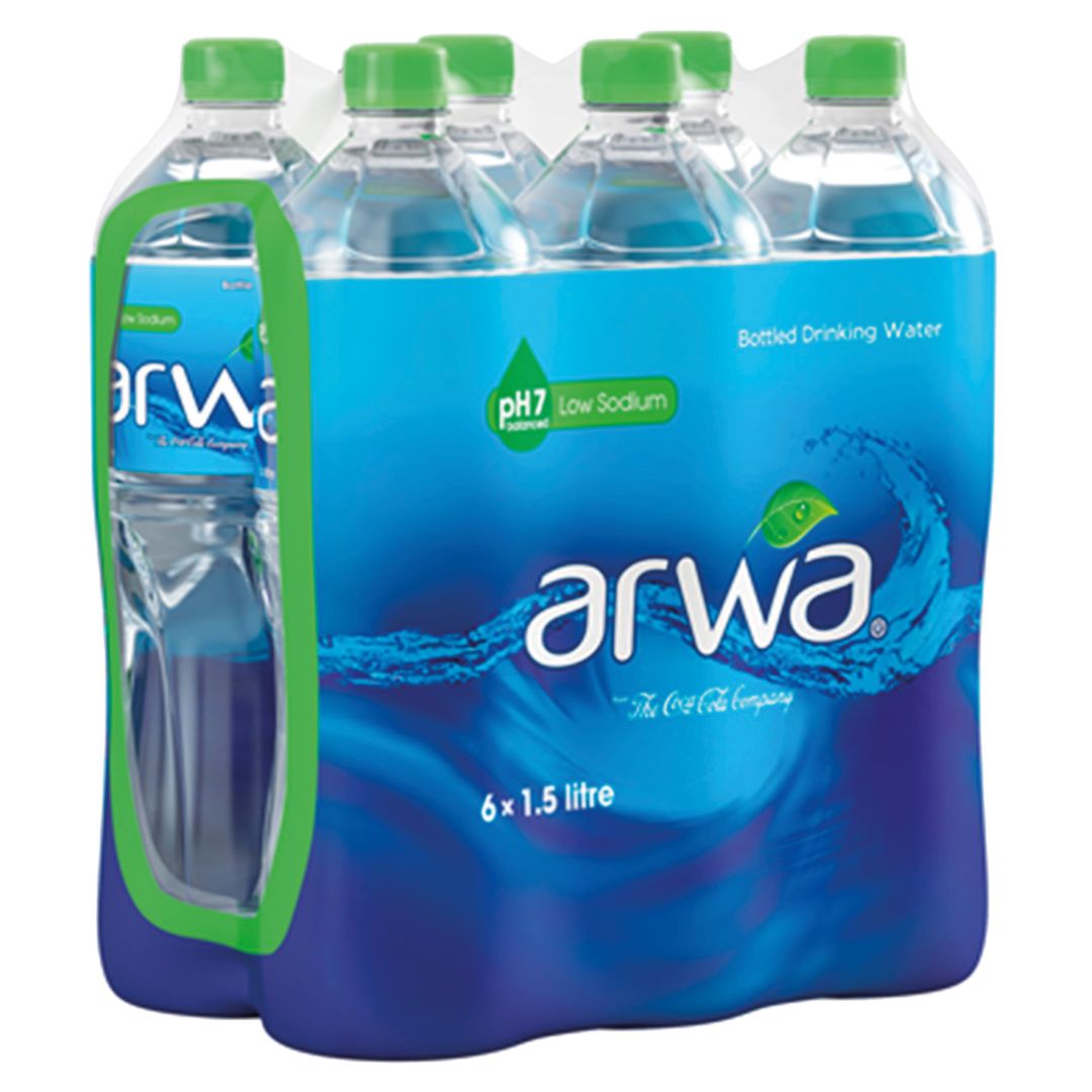 ARWA MINERAL WATER SHRINK WRAP 6X1.5 LTR