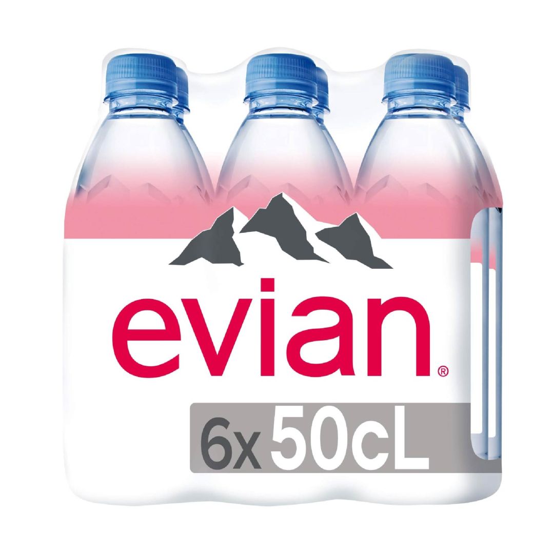 EVIAN MINERAL WATER 500ML 5+1 FREE