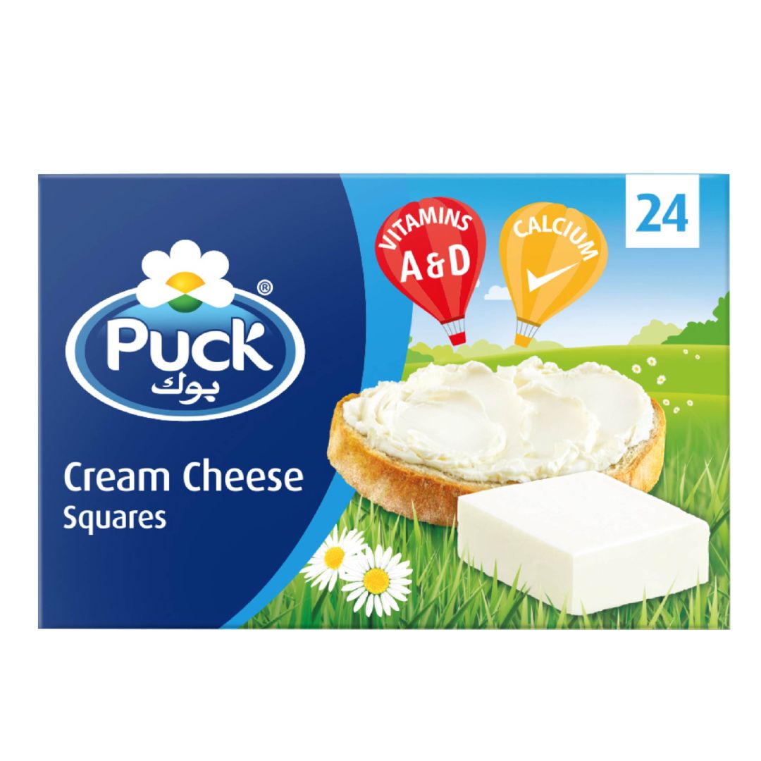 PUCK CREAM CHEESE SQ. 24 PORTIONS