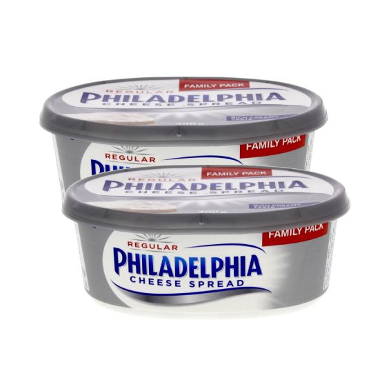 PHILADELPHIA CHEESE SPREAD REGULAR 2X280 GMS @15% OFF