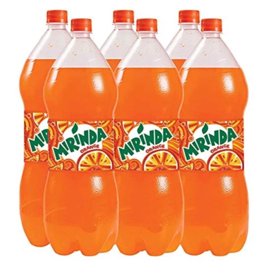 MIRINDA ORANGE PET BOTTLE 6X2.25 LTR