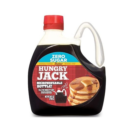 HUNGRY JACK SYRUP BUTTER ZERO SUGAR 24 OZ