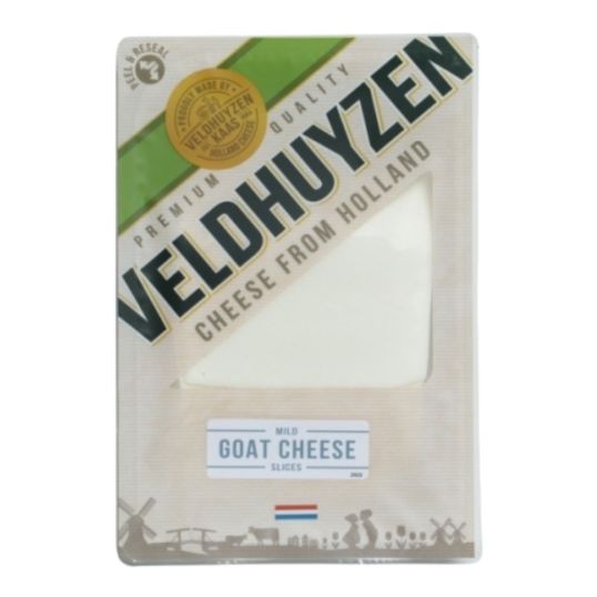 VELDHUYZEN MILD GOAT CHEESE SLICES 150 GMS