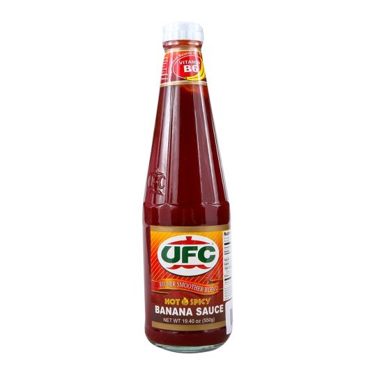 UFC BANANA SAUCE REGULAR SWEET AND SPICY 550 GMS