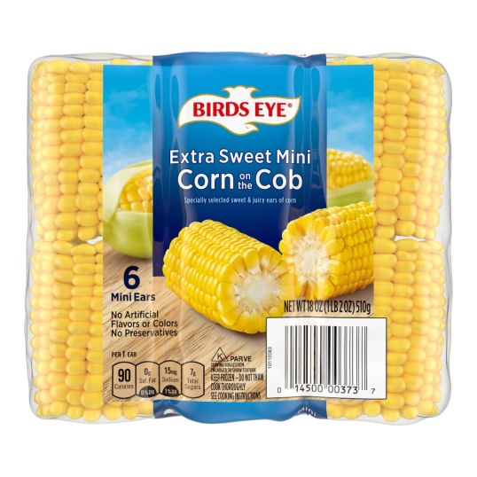 BIRD'S EYE COB MINI CORN SWEET 6S