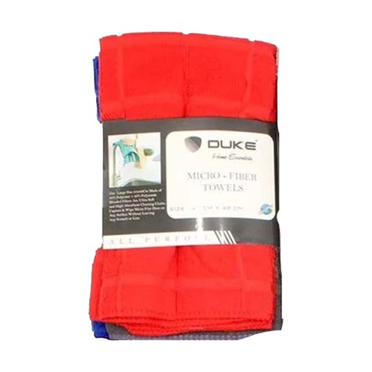 J4U DUKE MICRO-FIBRE TOWELS 30X30CM 6'S