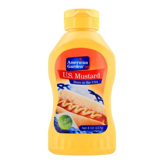 AMERICAN GARDEN YELLOW MUSTARD SQUEEZY 8 OZ