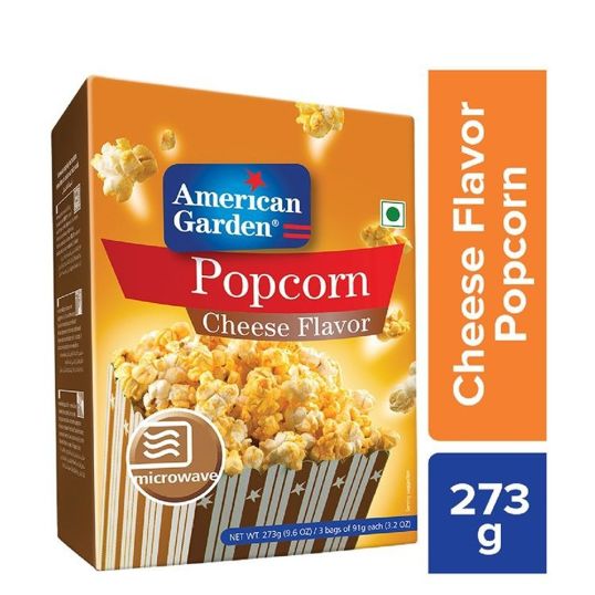 AMERICAN GARDEN MICROWAVE CHEESE POPCORN GLUTEN FREE 273 GMS