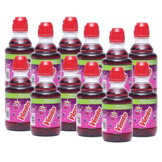 VIMTO BLUE RASPBERRY FLAVOURED DRINK 12X250 ML