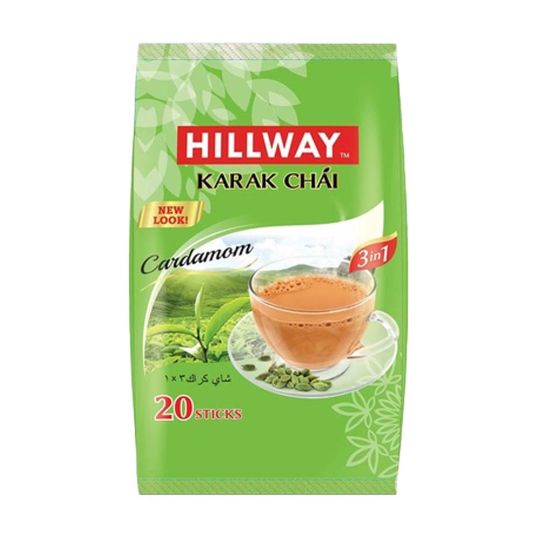 HILL WAY 3IN1 KARAK CHAI CARDMON 20X18 GMS