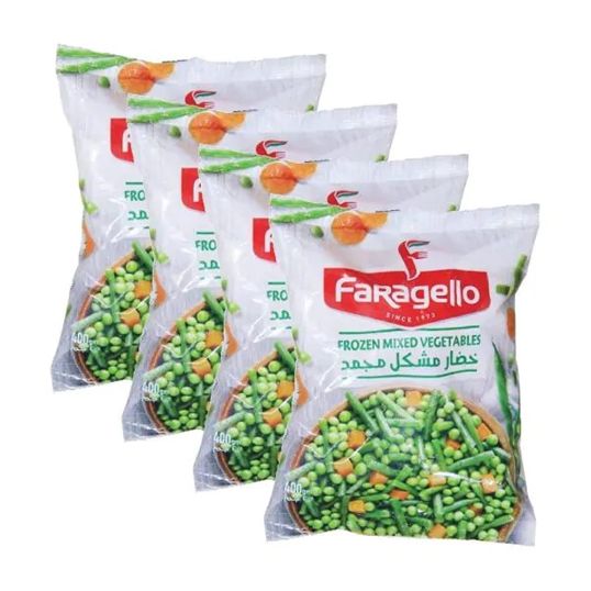 FARGELLO FROZEN MIX VEGETBLE 4X400 GMS