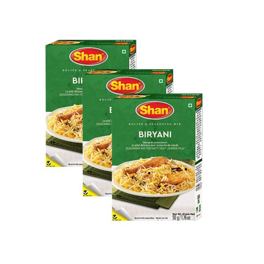 SHAN SPICE MIX BIRYANI MSALA 3X50 GMS