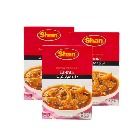 SHAN SPICE KORMA MASALA 3X50 GMS