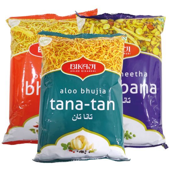 BIKAJI NAMKEEN ASSORTED 3X200 GMS@ SPL. PRICE