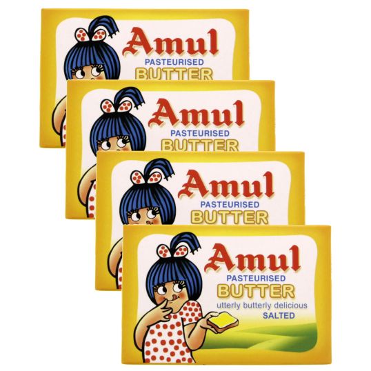 AMUL BUTTER SALTED 4X100 GMS