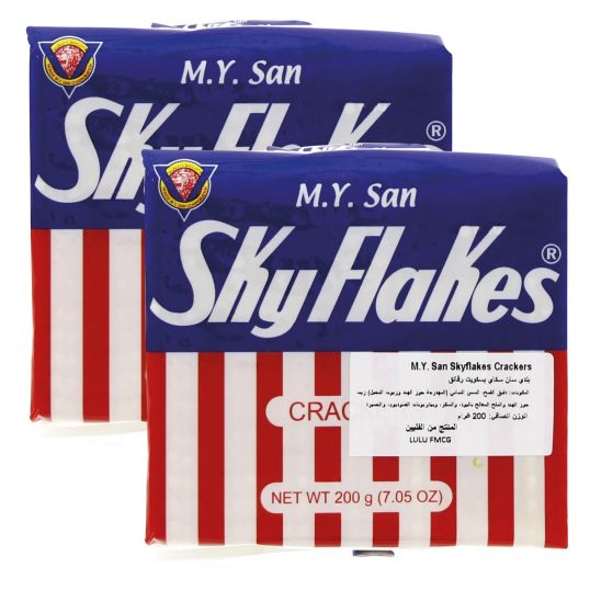 M.Y.SAN SKY FLAKE CRACKERS 2X200 GMS @10% OFF