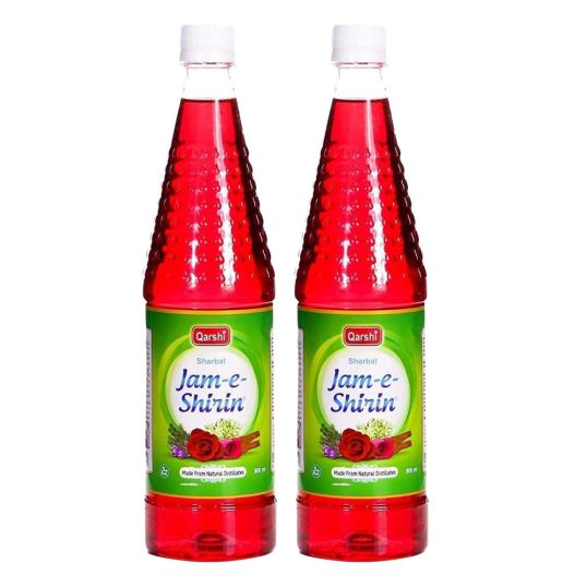 QARSHI JAM E SHIRIN SYRUP ASSTD 2X800 ML