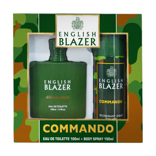 ENGLISH BLAZER COMMANDO 100 ML + BODY SPRAY 150 ML