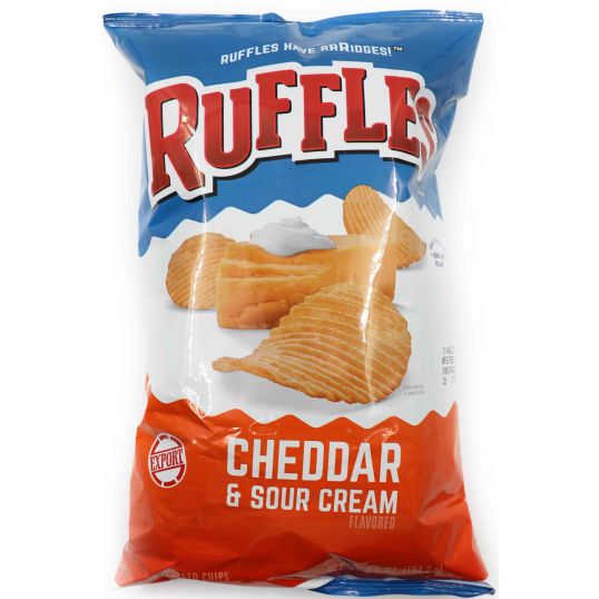 RUFFLES SOUR CREAM & CHEDDAR 6.5 OZ