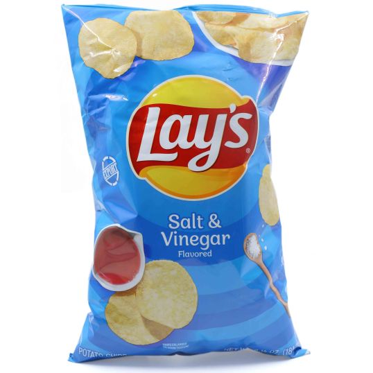 LAY`S POTATO CHIPS SALT & VINEGAR 6.5 OZ