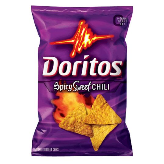 FRITO LAY LVL DORITOS SPICY SWT CHILI 3.25 OZ