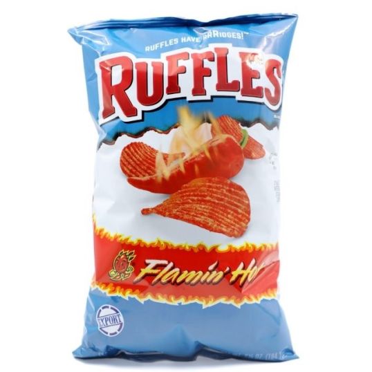 FRITOLAY RUFFLES FLAMIN HOT 6.5 OZ