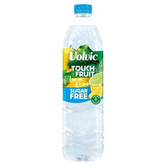 VOLVIC TOUCH OF FRUIT STILL LEMON & LIME NAS SUGAR FREE 1.5 LTR