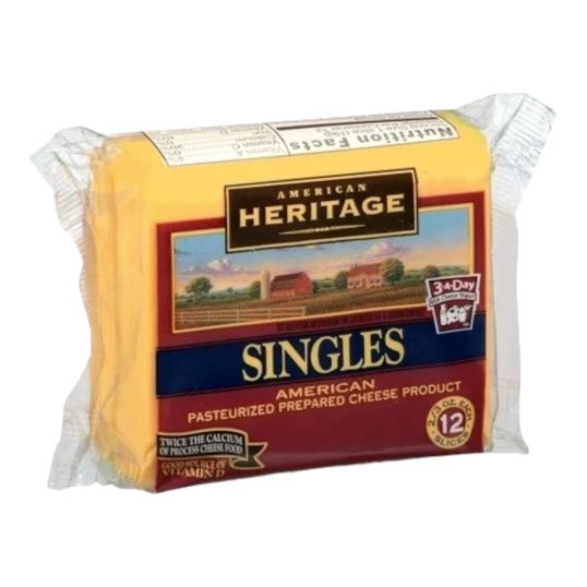 AMERICAN HERITAGE SINGLES SLICE CHEESE 227 GMS