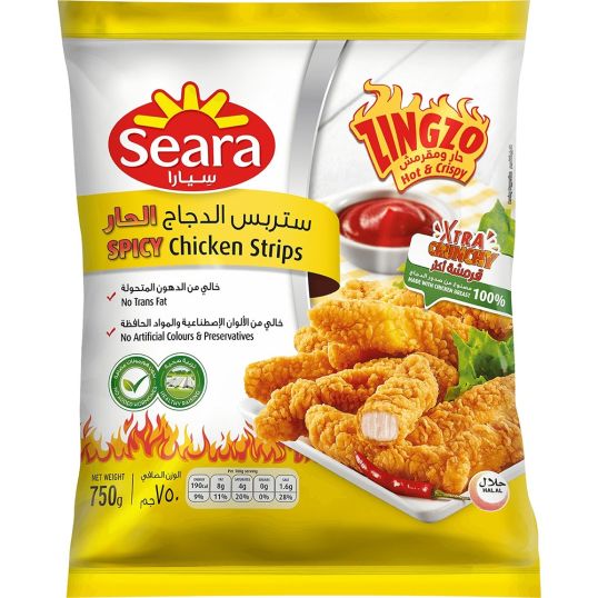 SEARA SPICY CHICKEN STRIPS ZINGZO 750 GMS @SPECIAL OFFER