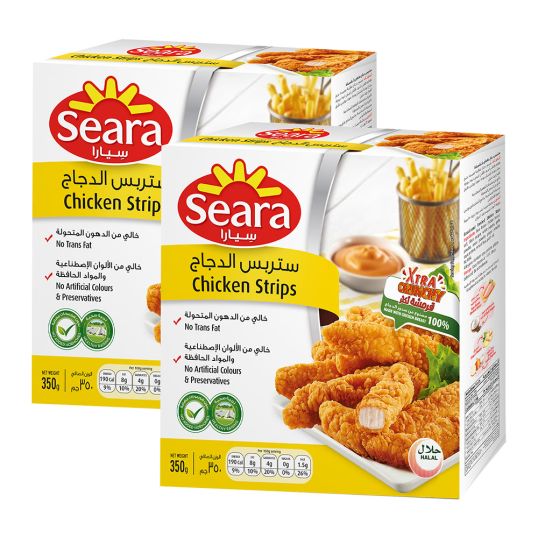 SEARA REGULAR CHICKEN STRIPS 2X350 GMS @ SPECIAL OFFER