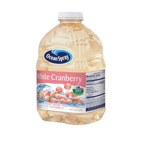 OCEAN SPRAY FTL WHITE CRANBERRY JUICE 64 OZ