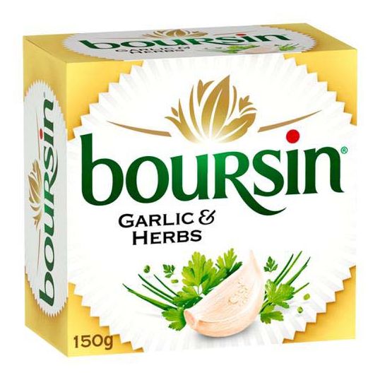 BOURSIN GARLIC & HERBS CHEESE 150 GMS