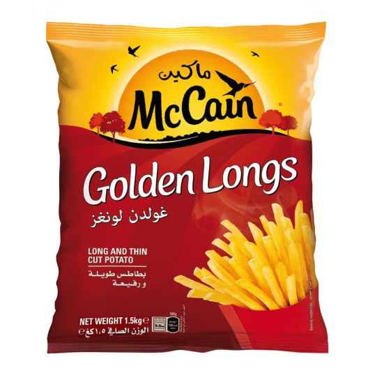 MCCAIN GOLDEN LONG FRENCH FRIES 1.5 KG