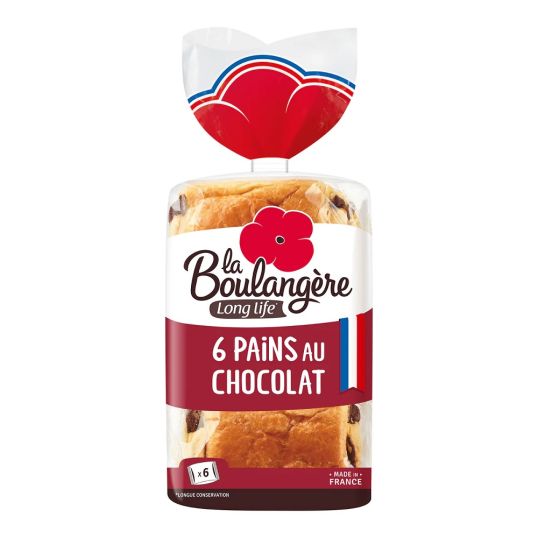 LA BOULANGERE PAIN AU CHOCOLAT 6'S