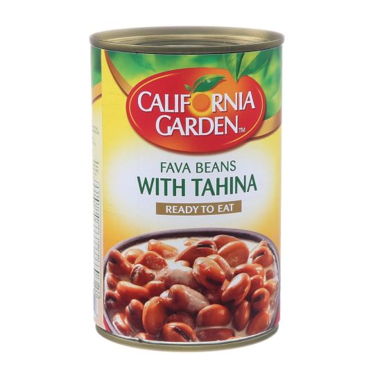 CALIFORNIA GARDEN FAVA BEANS WITH TAHINA 450 GMS