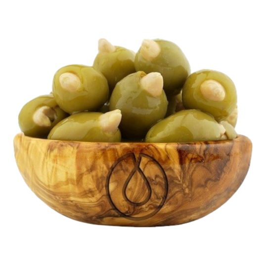 GREEN CHALKIDIKIS WITH ALMOND PER KG
